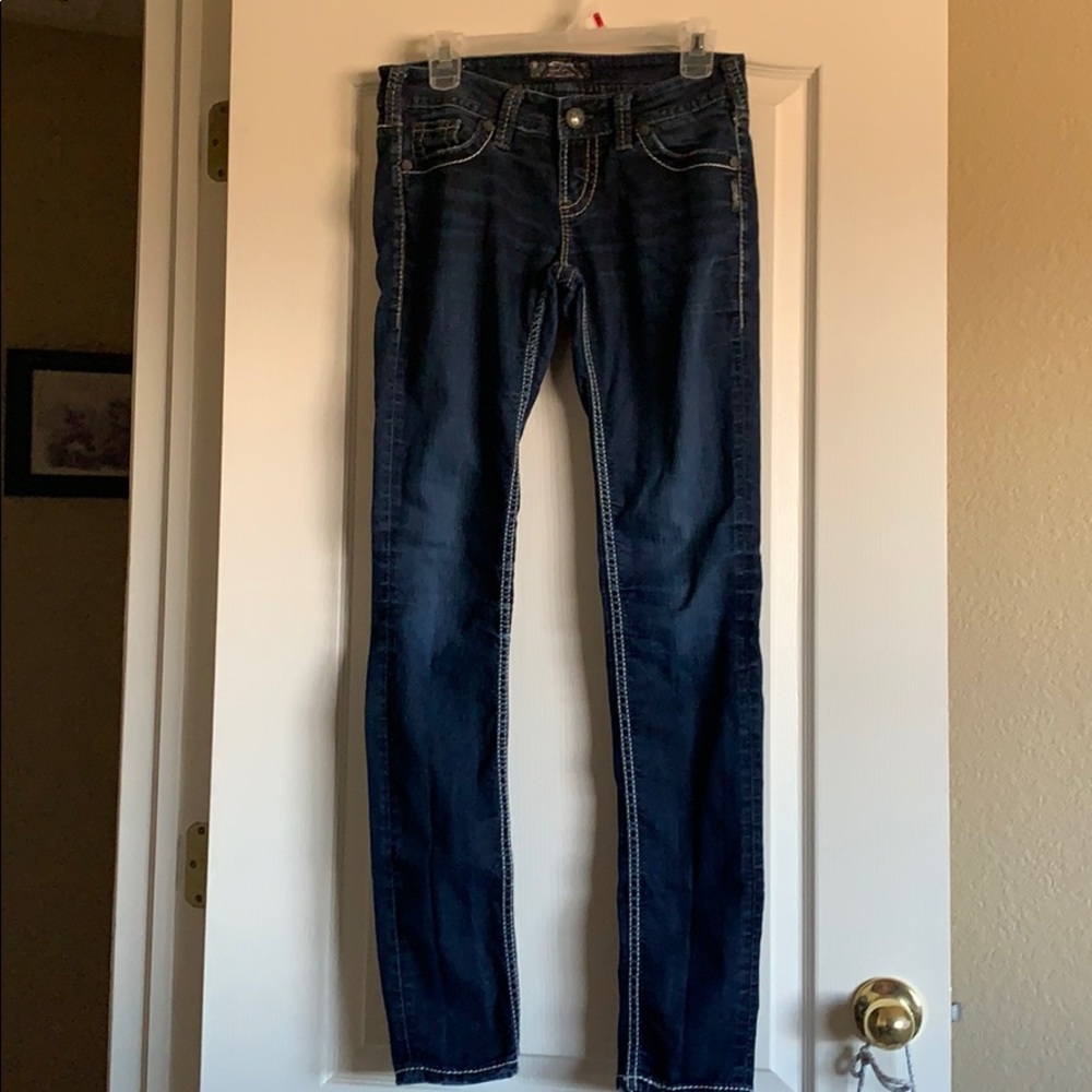 Skinny Silver Jeans